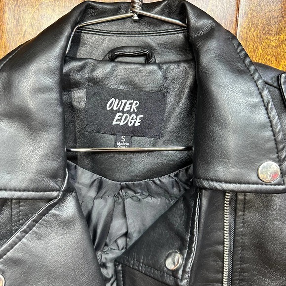 South Side Serpents Women's Outer Edge Small Black Moto Jacket - Picture 5 of 8